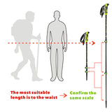 HITORHIKE Aluminium Trekking - 2 poles (282g)