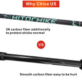 HITORHIKE Carbon Fiber Trekking - 2 poles (195g)